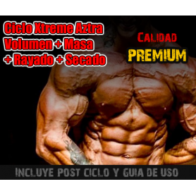 Ciclo Xtreme Aztra - Volumen + Masa + Rayado + Secado. PREMIUM Ciclo Xtreme Aztra - Volumen + Masa + Rayado + Secado. PREMIUM