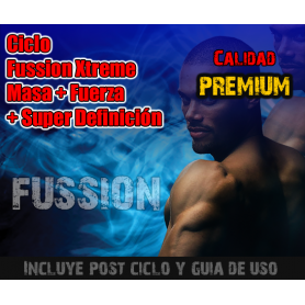 Ciclo Fussion Xtreme Masa + Fuerza + Súper Definición. PREMIUM Ciclo Fussion Xtreme Masa + Fuerza + Súper Definición. PREMIUM