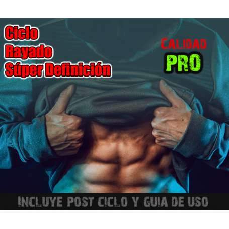Ciclo Rayado Súper Definición. PRO