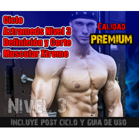 Ciclo Aztrameds Nivel 3 - Definición y Corte Muscular Xtreme Ciclo Aztrameds Nivel 3 - Definición y Corte Muscular Xtreme