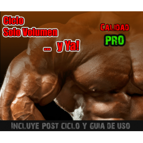 Ciclo Solo Volumen y Ya! PRO Ciclo Solo Volumen y Ya! PRO
