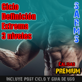 Ciclo Definición Extrema 3 niveles. SARMS PREMIUM! Ciclo Definición Extrema 3 niveles. SARMS PREMIUM!