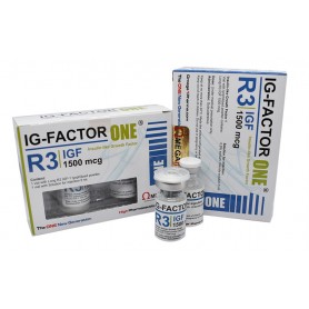 IG-Factor ONE ® 1500 mcg. R3 IGF-1 Factor de Crecimiento IG-Factor ONE ® 1500 mcg. R3 IGF-1 Factor de Crecimiento