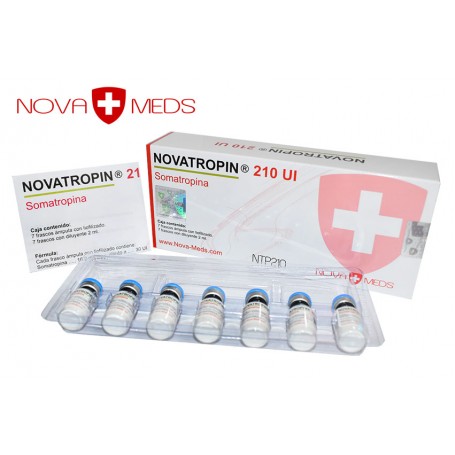NOVATROPIN ® 210 UI Hormona de Crecimiento Suiza. Nova Meds