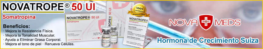 Novatrope 50 UI - Hormona de Crecimiento Suiza