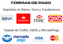 Esteroides.MX - Formas de Pago